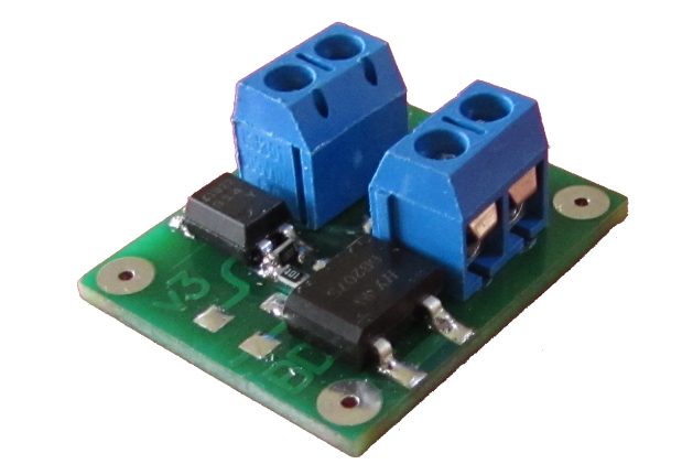 Model: JTEBD1. A simple bridge-rectifier based block occupancy detector module