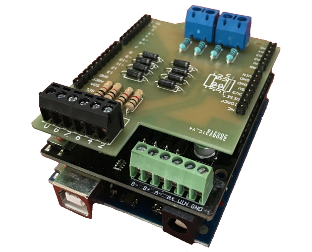 Model JTEDCC-BF.  A preconfigured DCC Controller *and* standalone DCC Back and Forth Controller for up to two locomotives, based on the DCC++ 